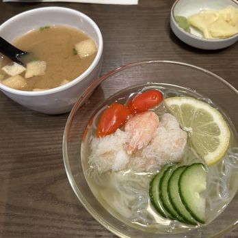 Kai Japanese Restaurant - Miso soup & real crab sunomono - Japanese Near Me - Langley, British Columbia