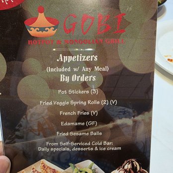 Gobi Hotpot & Mongolian Grill - Appetizers - Mongolian Near Me - Madison, Wisconsin