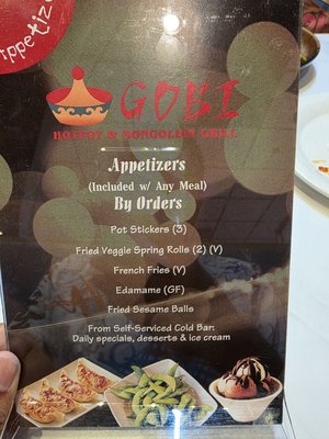 Menu photo 4 Gobi Hotpot & Mongolian Grill Madison, WI