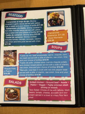 Menu photo 4 Mexigrill Taquería Columbus, GA