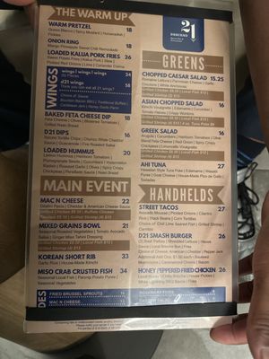 Menu photo 1 Descend 21 Orlando, FL
