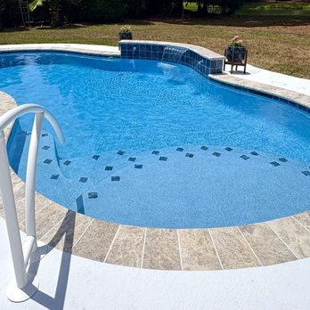 A-1 Pool Service - Beautiful high quality completed pool renovation (4 weeks). - Pool Cleaners Near Me - Hilton Head Island, South Carolina