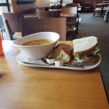 Panera Bread - Autumn soup and turkey bacon sandwich - Soup Near Me - Barstow, California