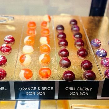 Bibamba - Flavored and colorful bonbons for sale, the chili cherry was my favorite. - Chocolatiers & Shops Near Me - Edgewater, Colorado