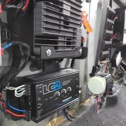 Car Volt - AudioControl LOC is professionally installed and factory mounted behind backseats of Chevy Silverado