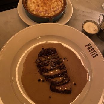 Pastis - Filet Steak Gratin au macaroni - French Near Me - New York, New York Pastis - Filet Steak Gratin au macaroni - French Near Me - New York, New York