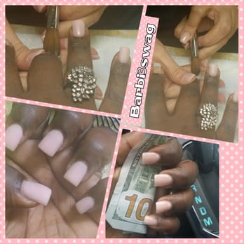 Paris Nails - Solar Nails with baby pink powder - Nail Salons Near Me - Houston, Texas Paris Nails - Solar Nails with baby pink powder - Nail Salons Near Me - Houston, Texas