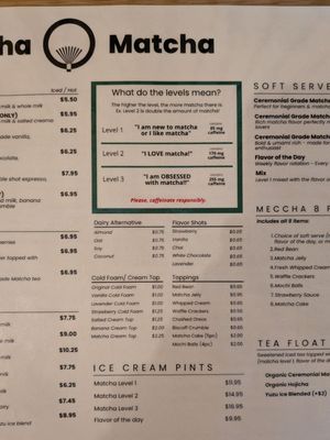 Menu photo 6 Meccha Matcha Long Beach, CA