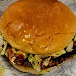Fatburger & Buffalo's Express - XL Burger - it's bigger than it looks.