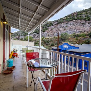 Copper City Inn - Upper balcony view. - Hotels Near Me - Bisbee, Arizona Copper City Inn - Upper balcony view. - Hotels Near Me - Bisbee, Arizona