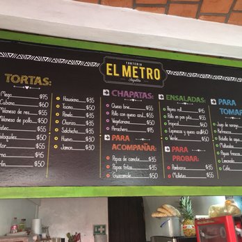El Metro Torterilla - Menu 10/23/17 - Mexican Near Me - Sayulita, NAY El Metro Torterilla - Menu 10/23/17 - Mexican Near Me - Sayulita, NAY