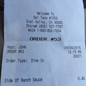 Del Taco - Fast Food Near Me - Simi Valley, California