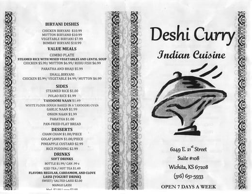 Menu photo 6 Deshi Curry Wichita, KS
