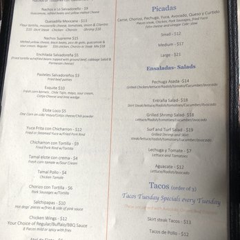 Salvatoria Kitchen & Bar - Menu - Salvadoran Near Me - Astoria, New York Salvatoria Kitchen & Bar - Menu - Salvadoran Near Me - Astoria, New York