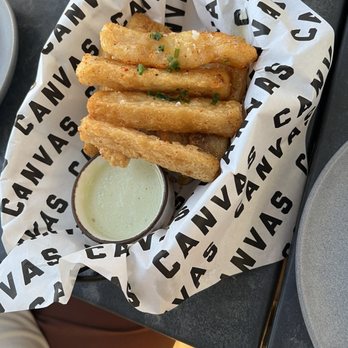 Canvas - Twice-Cooked Yucca Fries - New American Near Me - Orlando, Florida Canvas - Twice-Cooked Yucca Fries - New American Near Me - Orlando, Florida