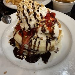 Grandma's House of Pancakes - Banana split pancakes