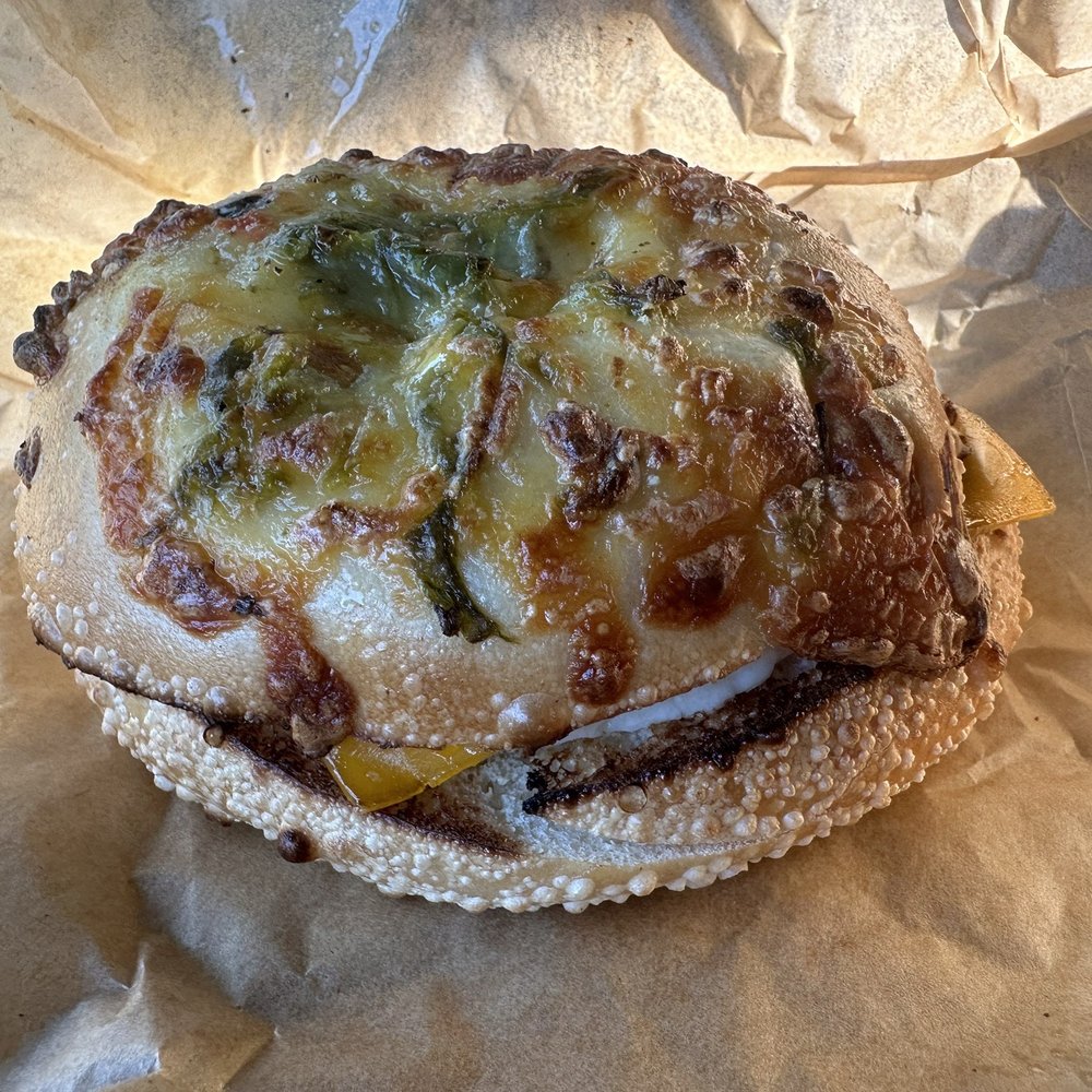 Einstein Bros. Bagels - Jalapeño Bacon & Cheddar Egg Sandwich - Bagels Near Me - Draper, Utah