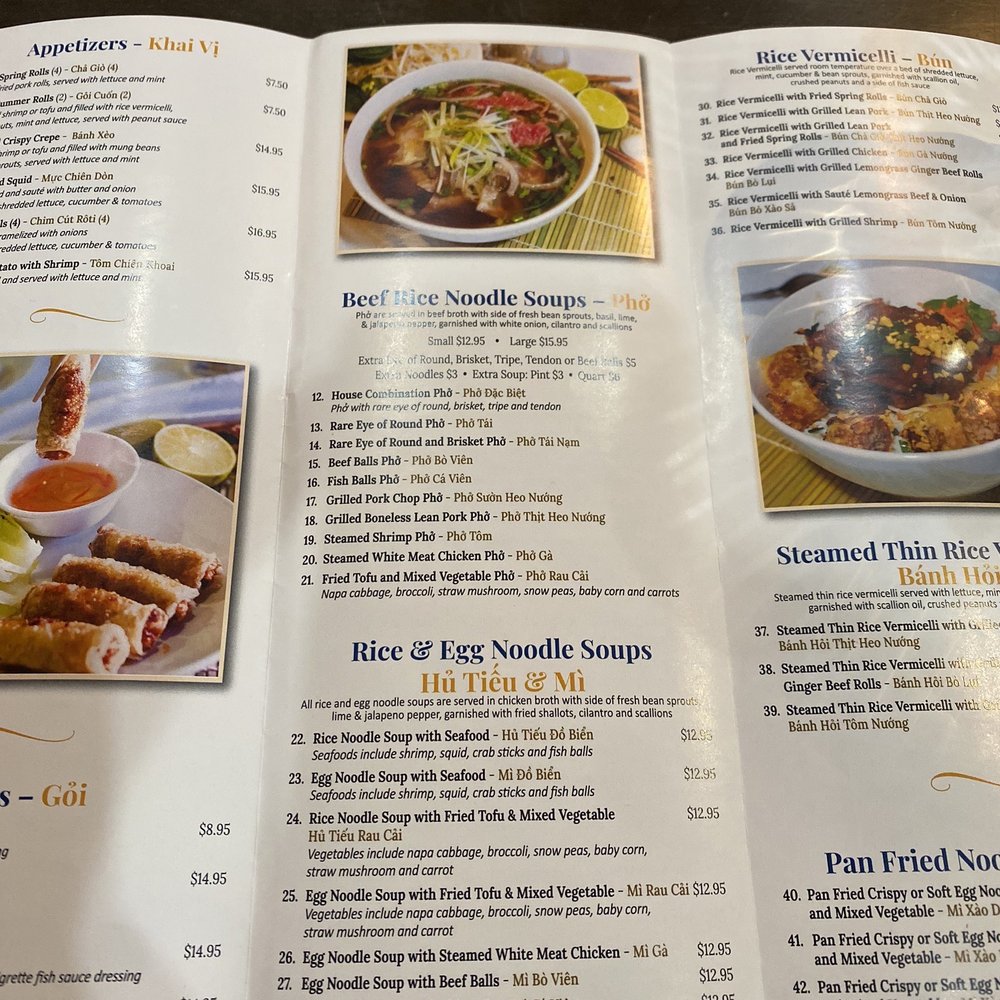 Pho Binh Duong - Part of the menu - Vietnamese Near Me - Parsippany-Troy Hills, New Jersey Pho Binh Duong - Part of the menu - Vietnamese Near Me - Parsippany-Troy Hills, New Jersey
