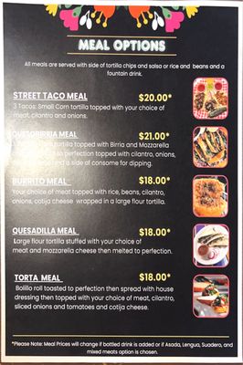 Menu photo 2 Tacos El Primo Anchorage, AK