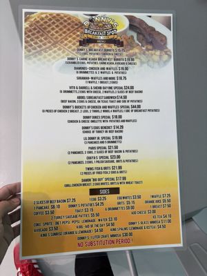 Menu photo 2 Donny's Breakfast Spot Sherman Oaks, CA Menu photo 2 Donny's Breakfast Spot Sherman Oaks, CA