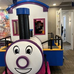 Tracy L Wilkerson, DDS - Children's Dentistry - My buddy loved looking a the train!