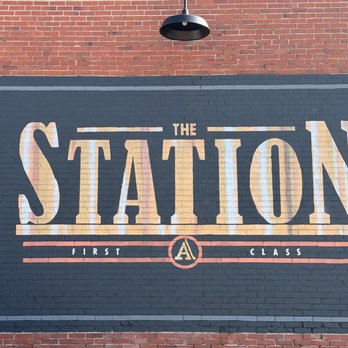 The Station Taphouse and Eatery - Wall mural near entrance - Cocktail Bars Near Me - McCook, Nebraska