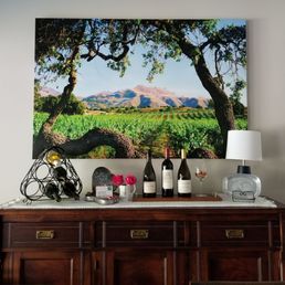 40'x60' landscape canvas looks great in our home! 40'x60' landscape canvas looks great in our home!