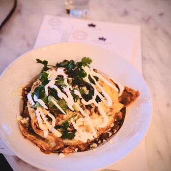 Monarch - Roasted Chicken Chilaquiles - New American Near Me - Houston, Texas