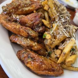 Certified Philly’s - Garlic Lemon Pepper Wings with Truffle Fries