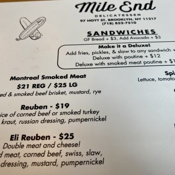 Mile End Deli - Delis Near Me - Brooklyn, New York Mile End Deli - Delis Near Me - Brooklyn, New York