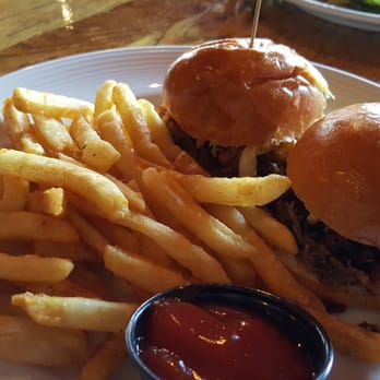 Jackalope Ranch - Brisket sliders ($9.99) -- 3 of them, 12 hour slow roasted. I expected amaze-balls, but they were just alright. (3.5 stars) - Barbeque Near Me - Indio, California Jackalope Ranch - Brisket sliders ($9.99) -- 3 of them, 12 hour slow roasted. I expected amaze-balls, but they were just alright. (3.5 stars) - Barbeque Near Me - Indio, California