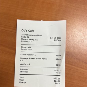 Ojs Cafe - Pricing - Sandwiches Near Me - Moreno Valley, California Ojs Cafe - Pricing - Sandwiches Near Me - Moreno Valley, California