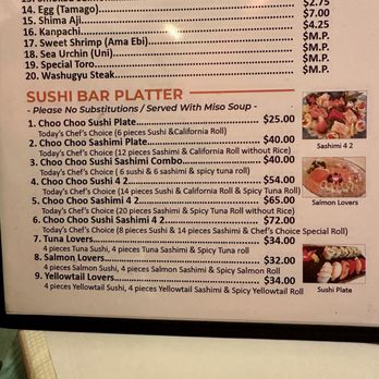 Choo Choo Train - Conveyor Belt Sushi Near Me - Leonia, New Jersey