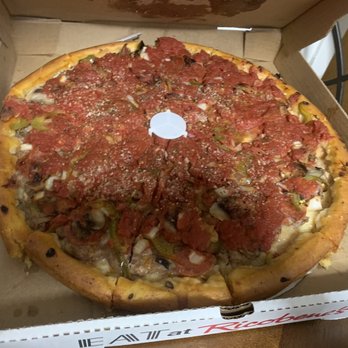 Ricobene's - The Works Deep Dish Pizza - Italian Near Me - Chicago, Illinois Ricobene's - The Works Deep Dish Pizza - Italian Near Me - Chicago, Illinois