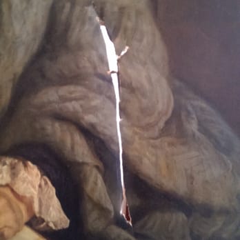 Il Restauro - Tear repair and cleaning- before - Arts & Crafts Near Me - London, XGL