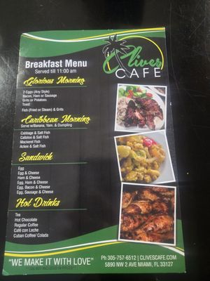 Menu photo 1 Clive's Cafe Miami, FL