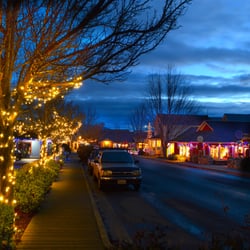 Orcas Island Getaway - Eastsound village during the 2014 Holiday Season.