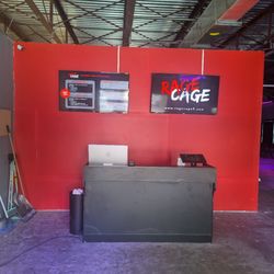 The Rage Cage - The front desk