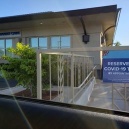 Park here for in-car covid testing