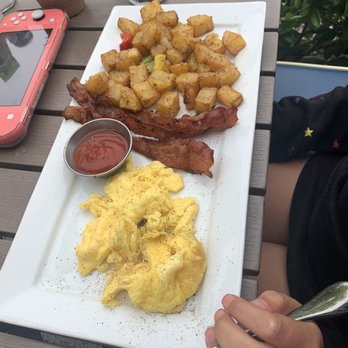 Lighthouse - Kids meal with added potatoes. Loved this - Breakfast & Brunch Near Me - Newport Beach, California