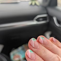 US Nails - Color bleeding through