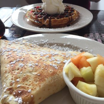 Ce La Vi - Big Boy Crepe and Funfetti Waffle. - Desserts Near Me - Red Bank, New Jersey