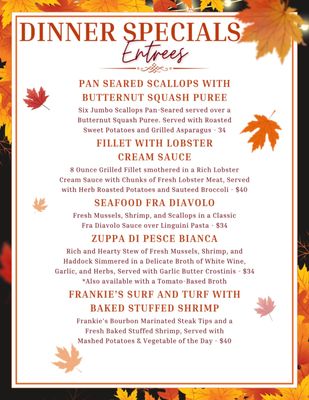Menu photo 3 Frankie's International Bistro Plainville, MA Menu photo 3 Frankie's International Bistro Plainville, MA