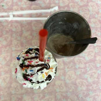 Rosie's Diner - Chocolate milkshake - Diners Near Me - Monument, Colorado