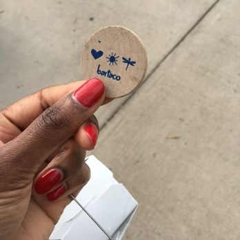 Bartaco Chastain Park - Token for a free taco if you fill out a card about service. Genius. You keep coming back to redeem them and inevitably buy other tacos. - Mexican Near Me - Atlanta, Georgia