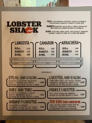 Menu photo 3 Lobster Shack Cozumel, ROO Menu photo 3 Lobster Shack Cozumel, ROO