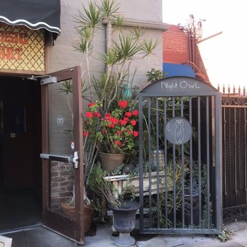 The Night Owl - Back patio. - Coffee & Tea Near Me - Fullerton, California