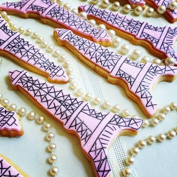 Cupcake Couture - Paris themed sugar cookies - Bakeries Near Me