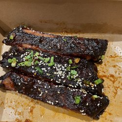 Wood's Chapel BBQ - Sticky ribs