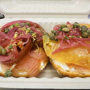 Bageletto - Lox & Loaded (Open-Face) - Bagels Near Me - San Francisco, California